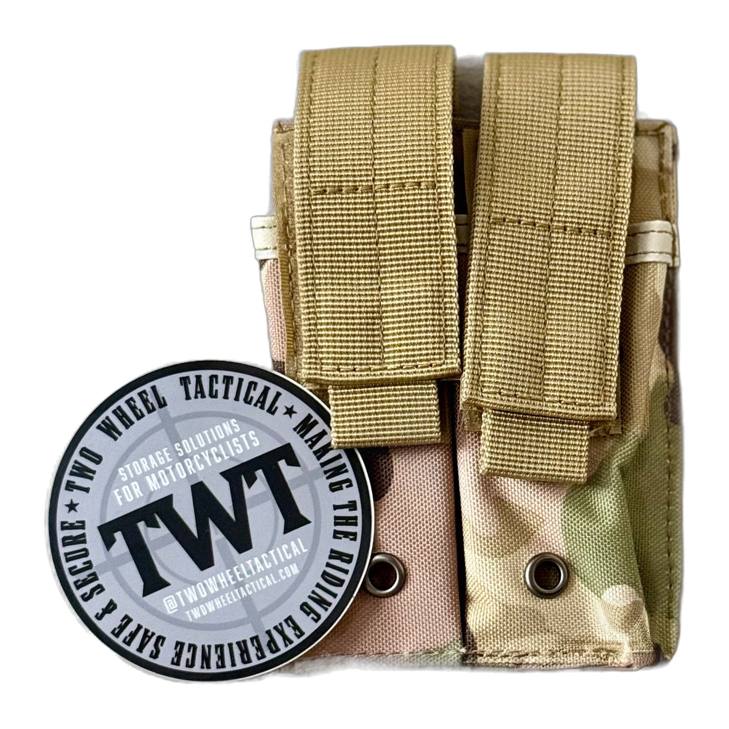 TWT Molle Dual Pistol Magazine Holder