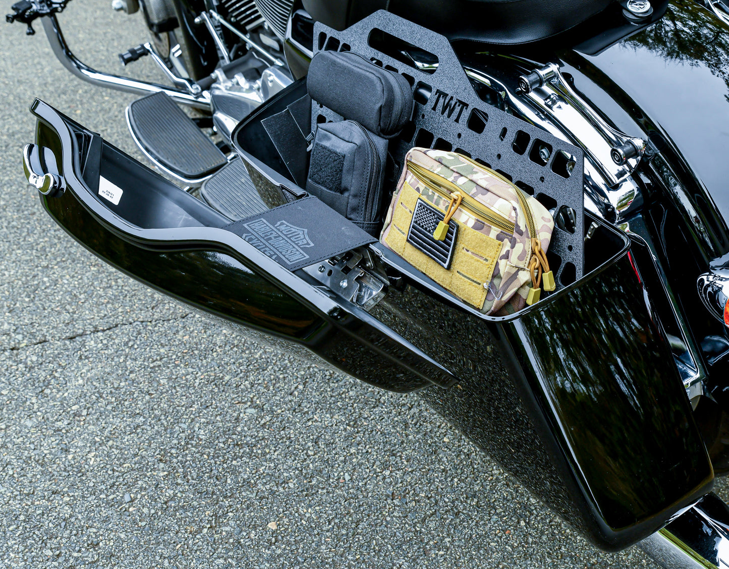 TWT Bagger Black Special Ops Kit for H-D Bagger 09' - 23'